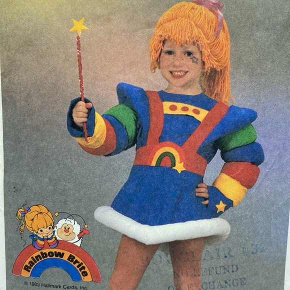 McCall’s 9254 Rainbow Brite Girls Halloween Costume Sewing Pattern Size 6 - Picture 2 of 10
